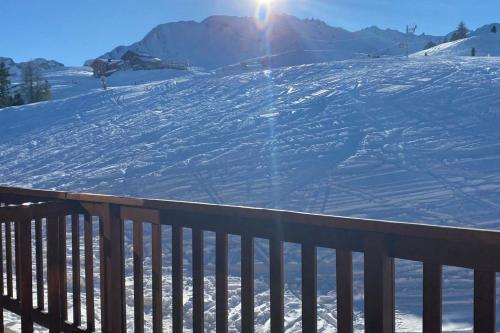 Studio with balcony in Plagne Village