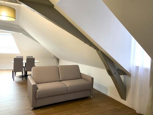 Χώρος καθιστικού στο Appart hotel Saint-Denis