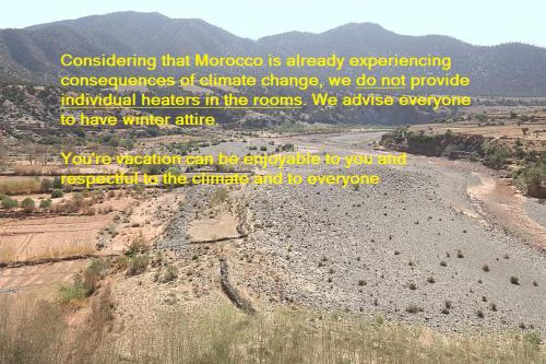 a quote about the mocooco is already experiencing consequences of climate changewe at Riad Etoile De Mogador in Essaouira