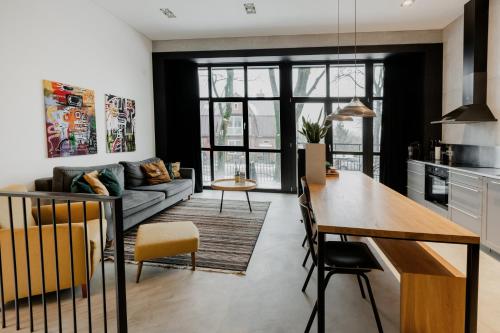 Modern and spacious loft type apartment 8 with free private parking by 