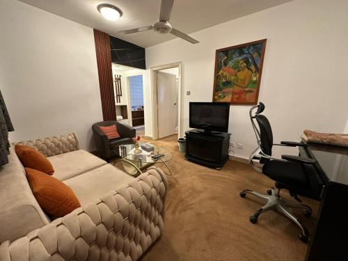 Area soggiorno di Carthage suites hotel