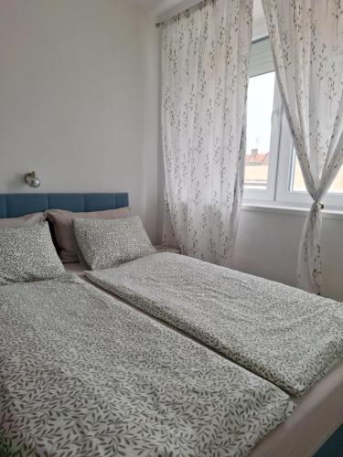 Postel nebo postele na pokoji v ubytování Apartman u Zemunu
