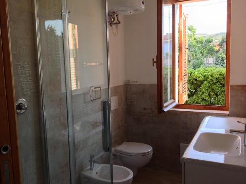Koupelna v ubytování Villa Stefania Exclusive with big private pool and double bathroom