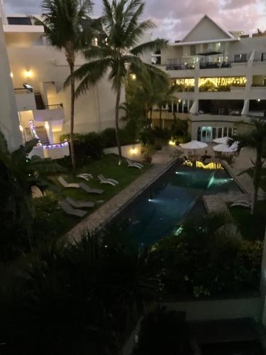 Bazén v ubytování Penthouse Bain Bœuf vue mer nebo v jeho okolí