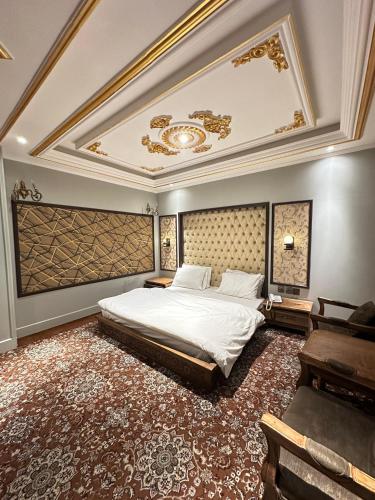 En eller flere senger på et rom på Hotel Delight Skardu