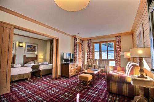 ARC 1950, Exposition Sud, Vue Pistes de skis & Montagnes