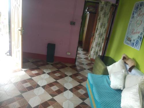 Χώρος καθιστικού στο MOUNTAIN INN Bikash Homestay
