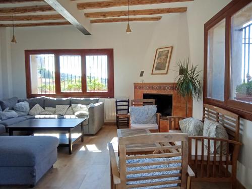 Posezení v ubytování Apartamentos Rurales Rad Icarium