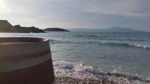 a view of the ocean from the beach at Paradise in Áyios Andhréas