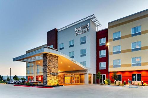 a rendering of the front of a hotel at Fairfield Inn & Suites by Marriott Dallas Love Field in Dallas