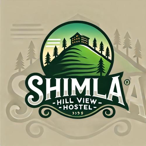 a logo for a hilverne hill view hostel at hill view hostel in Shimla