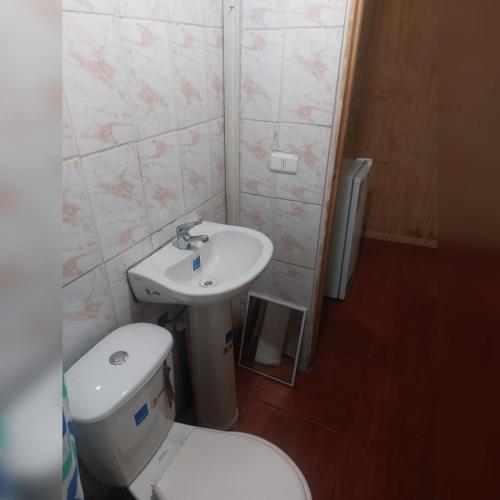 Koupelna v ubytování Departamento Interior Fundo el Carmen 1