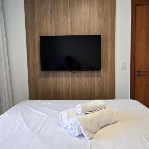 Katil atau katil-katil dalam bilik di Graça Prime Residence