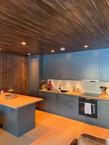 Dapur atau dapur kecil di UNIQUE, Central Apartment at Geilo