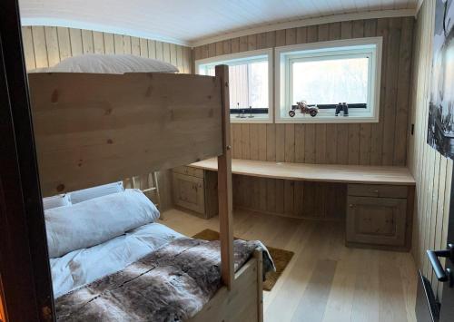 Katil atau katil-katil dalam bilik di UNIQUE, Central Apartment at Geilo