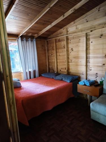 roca azul cabañas sa de cvにあるベッド