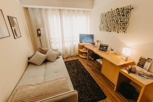 TV a/nebo společenská místnost v ubytování Hotel aeroporto Guarulhos