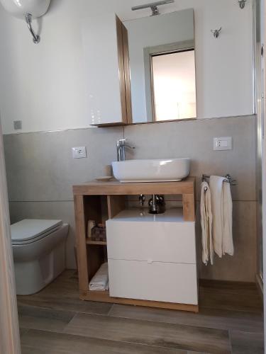 Koupelna v ubytování Il Geranio B&B