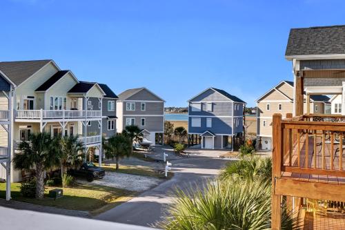 a view of a residential neighbourhood with houses at Ocean Air Entire by Sea Scape Properties in Surf City
