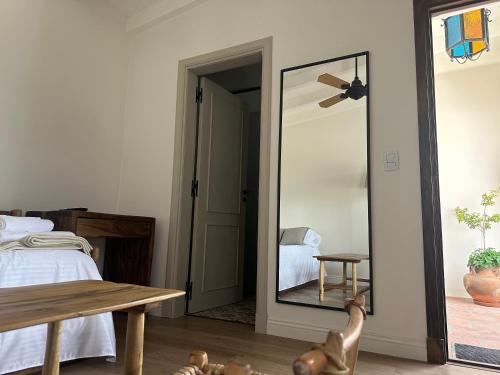 Hotel El Candil Tilcaraにあるベッド