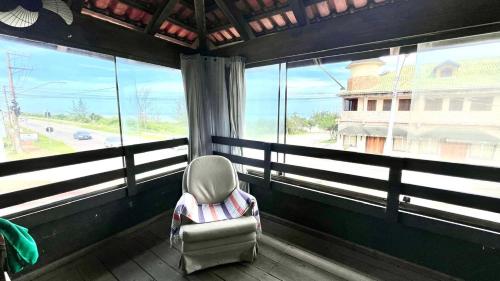 Χώρος καθιστικού στο 4 Beach Hostel acomodação 1 pessoas