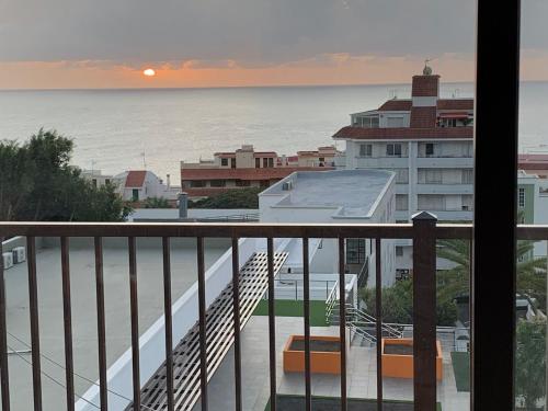 a view of the ocean from a balcony at Huerta Nueva 2º Izquierda in Santa Cruz de la Palma