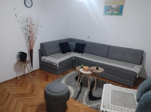 Χώρος καθιστικού στο Apartman Petra