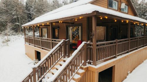 Chalet Ruby Rouge v zimě