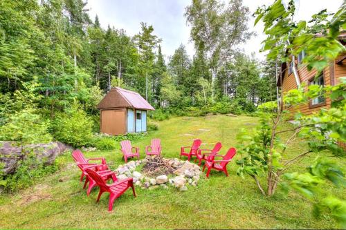 Zahrada ubytování Chalet Ruby Rouge