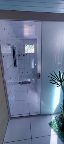 Koupelna v ubytování Casa em Matinhos Balneário Riviera