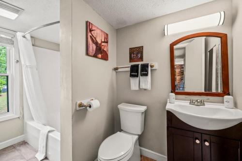 Et badeværelse på Mountain Majesty