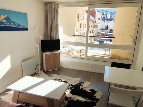 Studio 4 pers au pied des pistes Isola 2000 - FR-1-292-223