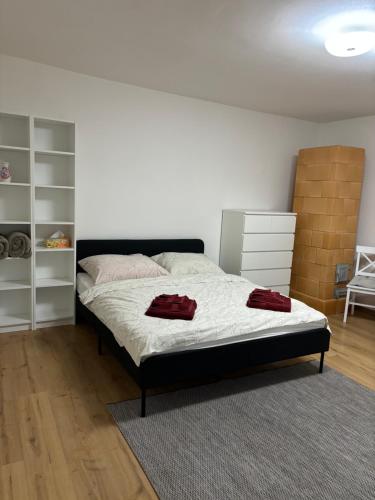 Postel nebo postele na pokoji v ubytování Chata Doma