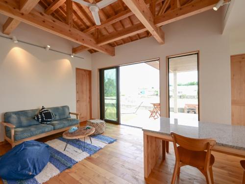 Ruang duduk di 石垣島 villa 7716
