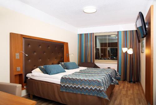 Кровать или кровати в номере Hotel Vallonia