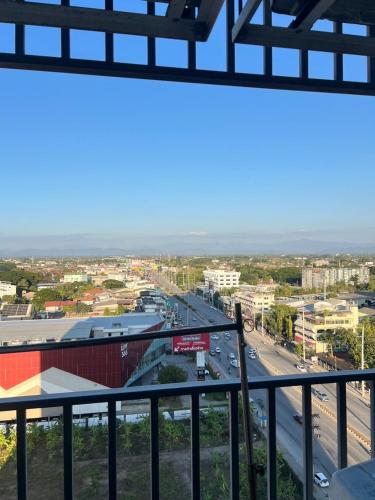 Balkoni atau teres di Escent condo chiangmai A