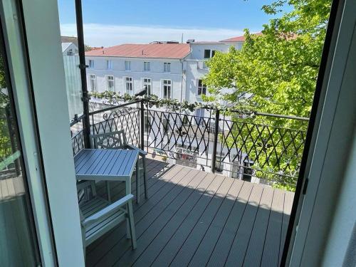 Μπαλκόνι ή βεράντα στο Eicher Ferienwohnungen Warnemünde