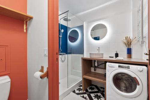 Et badeværelse på Geranimus Versailles Hesperides