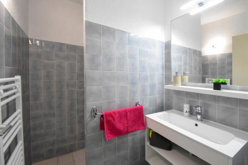 Koupelna v ubytování Residence La Palmeraie