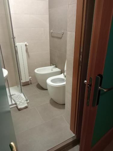 Koupelna v ubytování Hotel Bel Mare