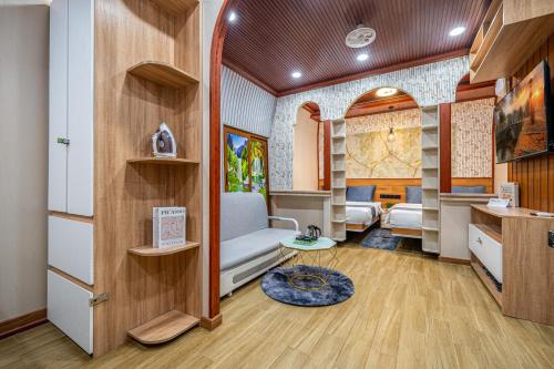 TV a/nebo společenská místnost v ubytování Cozrum - Cozy Home Phú Yên