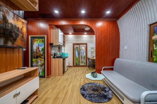 Kuchyň nebo kuchyňský kout v ubytování Cozrum - Cozy Home Phú Yên