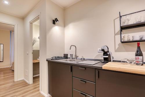Kuchyň nebo kuchyňský kout v ubytování Welchome - Suites