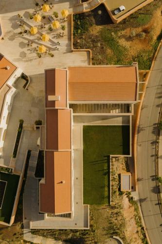 an overhead view of a building with a runway at Viceroy at Ombria Algarve in Loulé