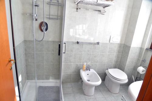 Koupelna v ubytování Casa diva - giardino e box auto