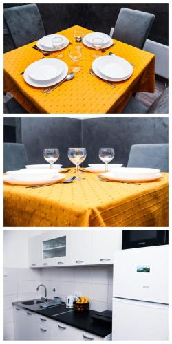 Una cocina o zona de cocina en Apartman Misic
