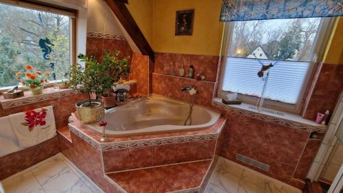 Koupelna v ubytování Apartment Villa Karena mit 2 Schlafzimmern