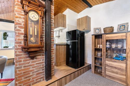Kuchyň nebo kuchyňský kout v ubytování Ferienwohnung Küstenliebe