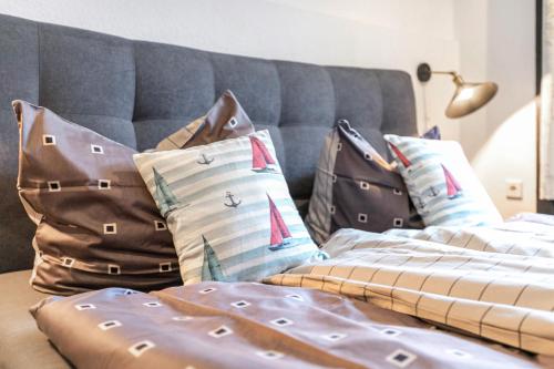 Postel nebo postele na pokoji v ubytování Ferienwohnung Küstenliebe