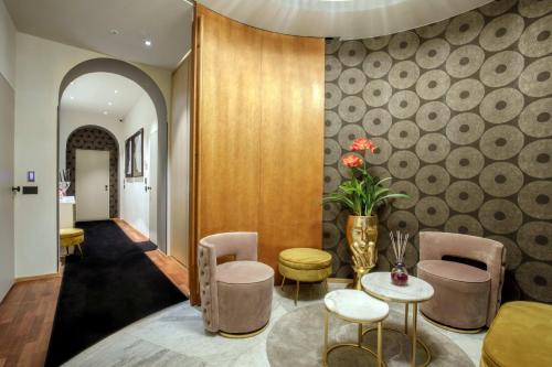 Zona de estar de Condotti Boutique Hotel